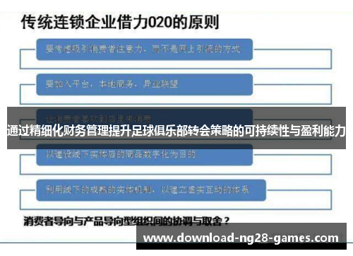 通过精细化财务管理提升足球俱乐部转会策略的可持续性与盈利能力